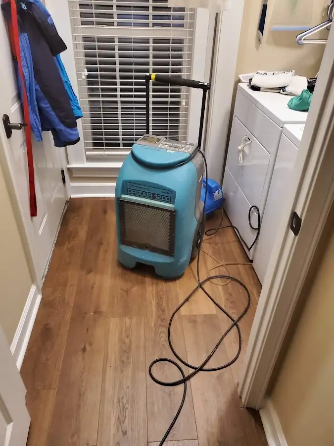 Commercial dehumidifier deployed for Flood Damage Cleanup in Ken Caryl